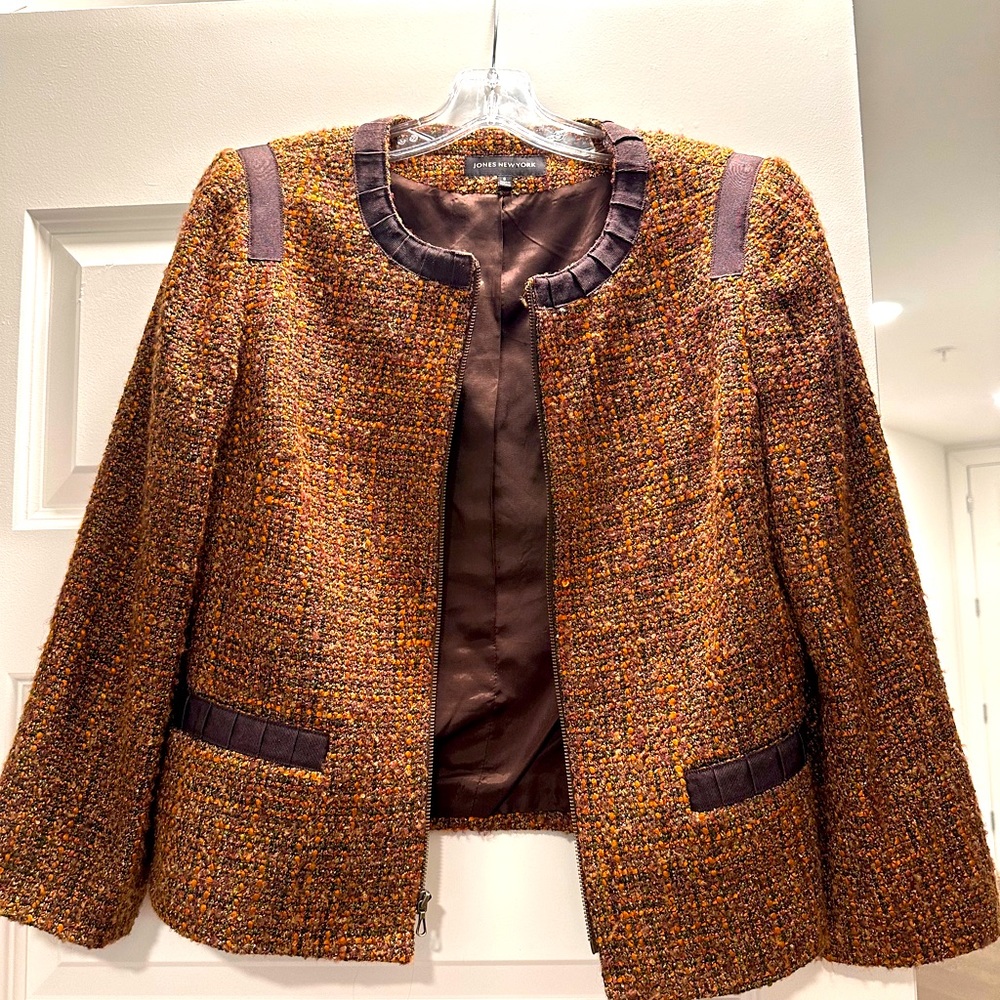 Jones New York vintage boucle blazer sz 8